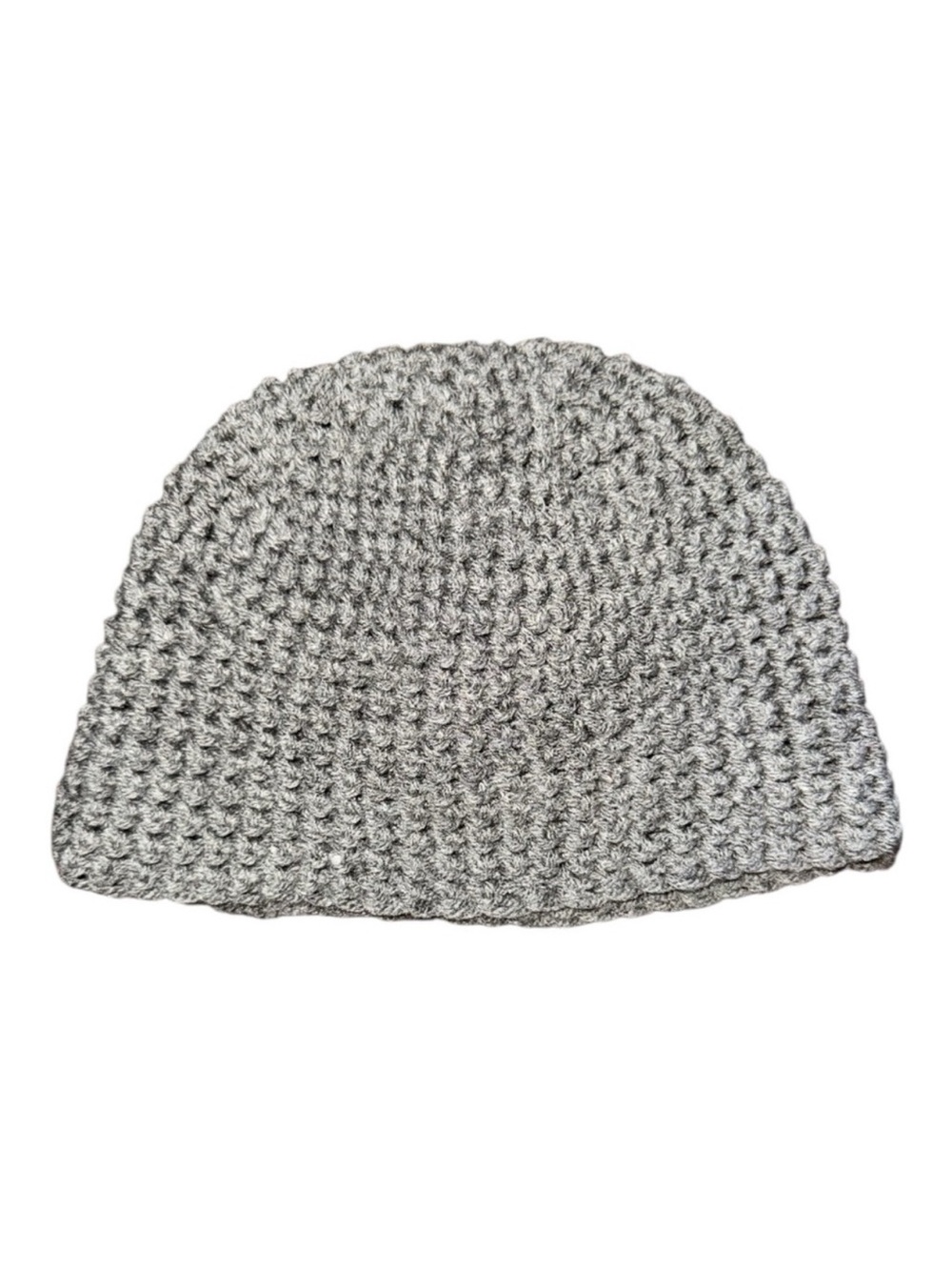 Gray Knitted Beanie